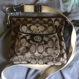 Coach cross body purse